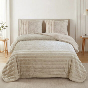 COMFORTER SHERPA FLOR pc